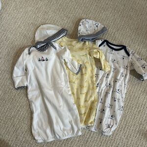 Bundle of Little Me Gowns and Hats Set